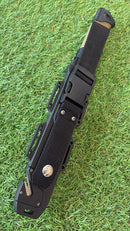 Faca Tática com Pederneira e Apito + Coldre em Polímero - AK-47 - SL-G2A