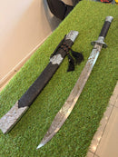 Espada Oriental Dragão Prata – Elegância e Alto Padrão SLK-H56