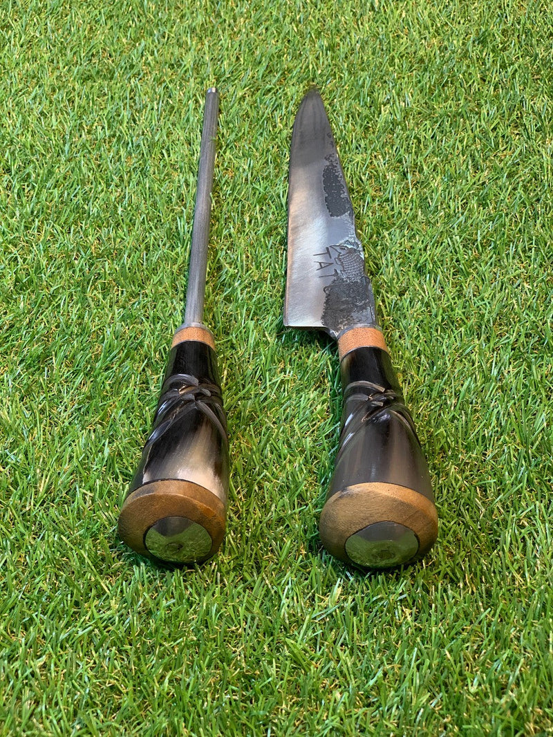 Kit Churrasco Tatu (Faca + Chaira)