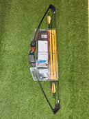 Arco e Flecha 15 Libras - Kit Completo com Alvo e Bainha para Flechas Grátis CO-017B