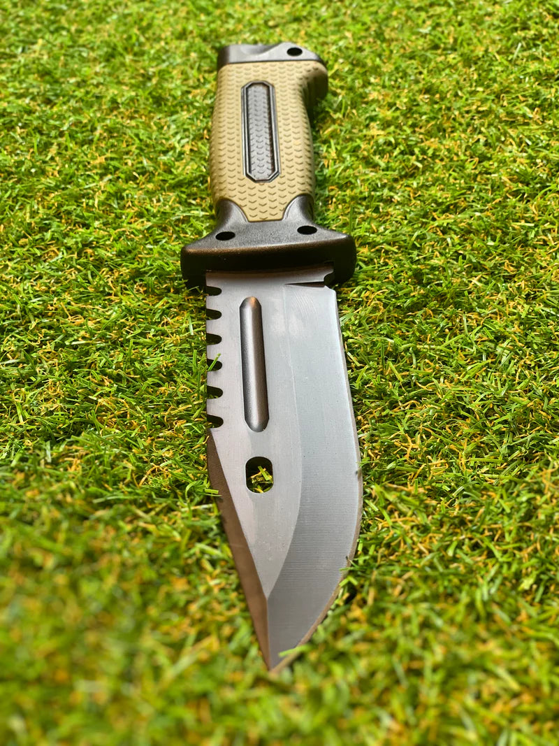Faca Militar Tática com Pederneira + Apito DKQ-B