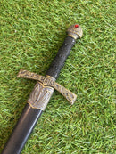 Adaga Medieval com Pedra Vermelha – ZSQ-0041