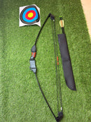 Arco e Flecha 15 Libras - Kit Completo com Alvo e Bainha para Flechas Grátis CO-017B
