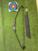 Arco e Flecha 15 Libras - Kit Completo com Alvo e Bainha para Flechas Grátis CO-017B