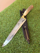 Faca para Churrasco - Pomo Moeda Antiga