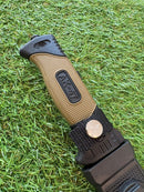 Faca Tática com Pederneira e Apito + Coldre em Polímero - AK-47 - SL-G2A