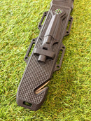 Faca Tática com Pederneira e Apito + Coldre em Polímero - AK-47 - SL-G2A