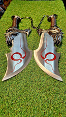 Lâminas do Caos Kratos God of War Aço e Corrente