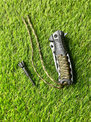 Canivete Sobrevivência Com Pederneira e Apito A093