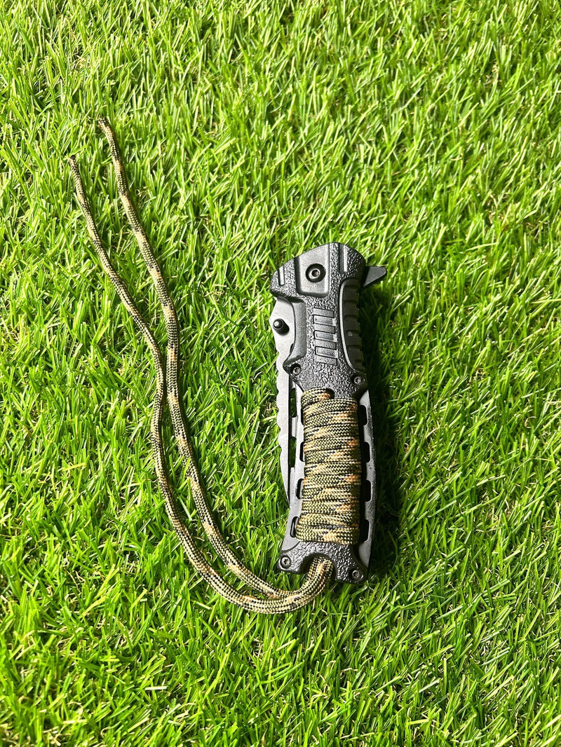 Canivete Sobrevivência Com Pederneira e Apito A093